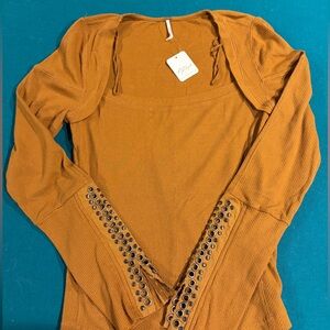 Free People thermal shirt